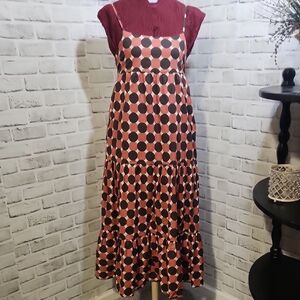 Mustard Seed SZ S Polka Dot Backless Dress